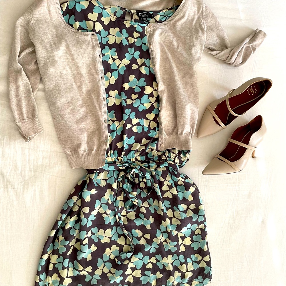 DKNy inspired cloverleaf summer dress